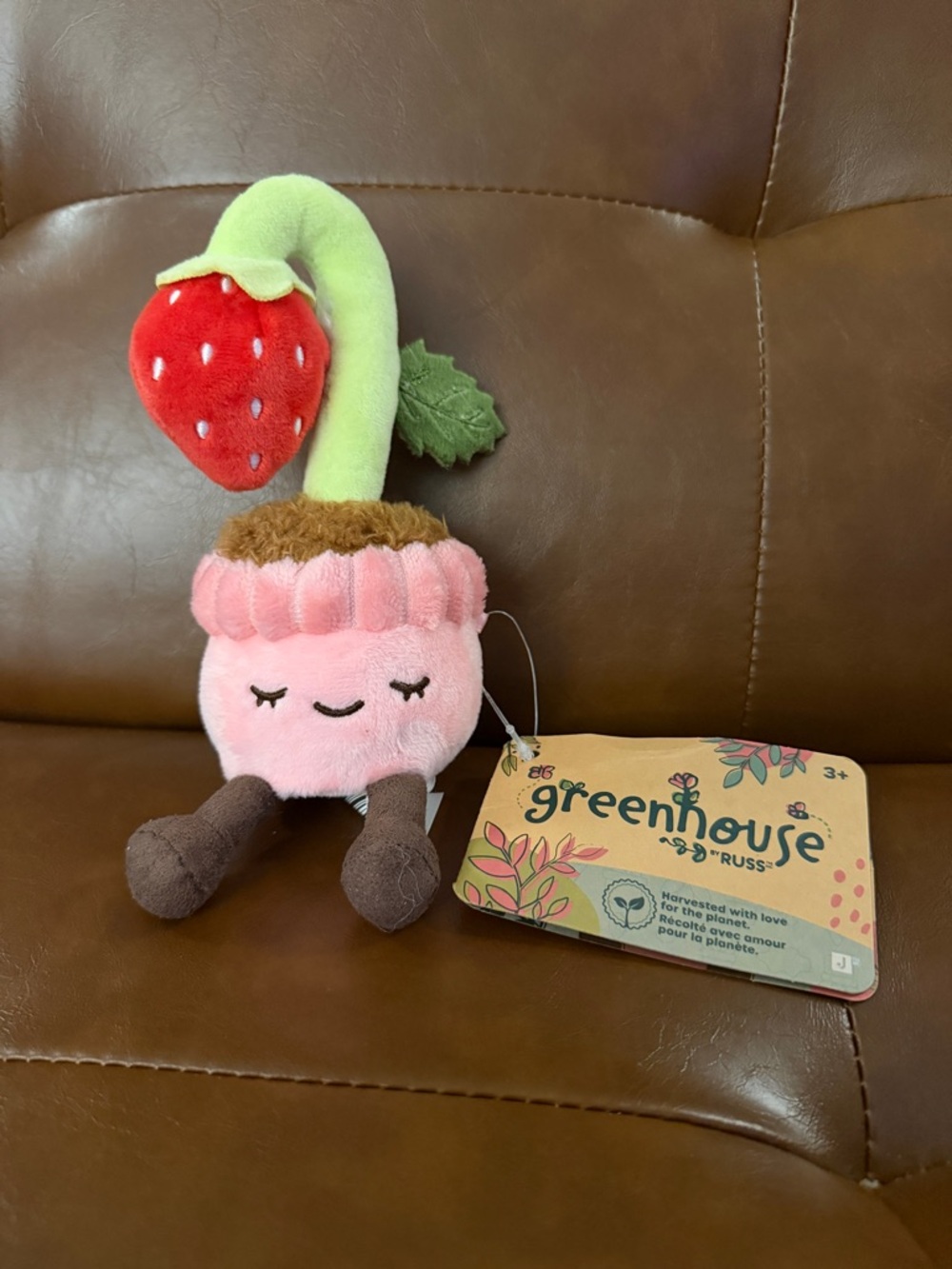 Greenhouse by Russ Strawberry Planter Plush - 6 Inch